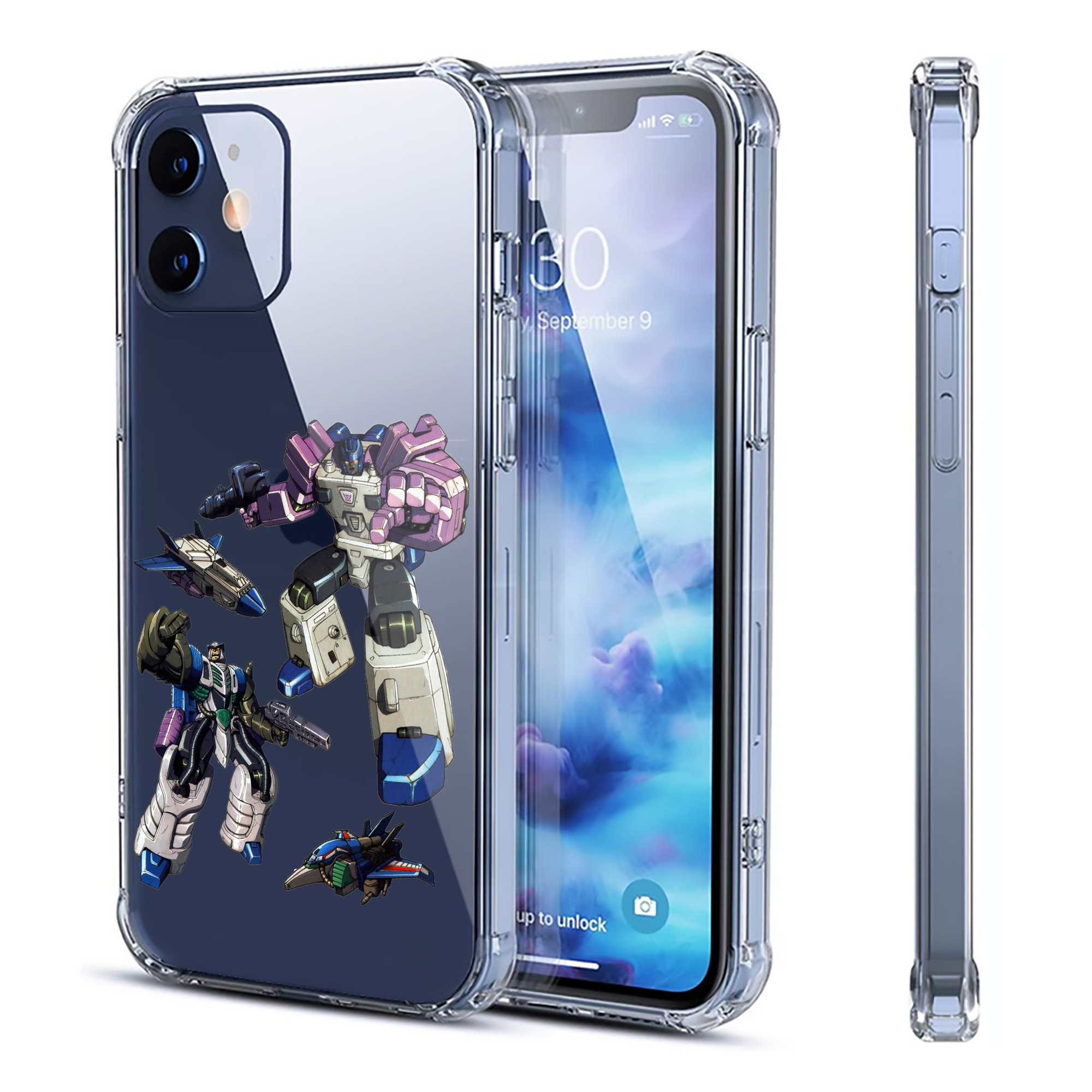 （画像用）  【iPhone 12シリーズ対応】透明スマホケース（クリアソフトケース）